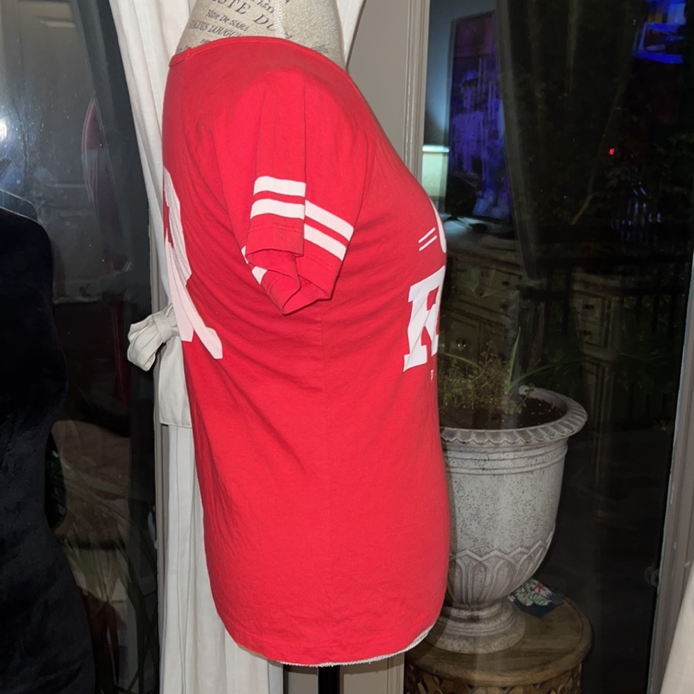 Morpho Costa Rica red white jersey shirt souvenir pura vida CR tee shortsleeve M - Picture 5 of 6